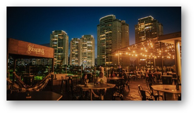 Reserva Rooftop: Um oásis gastronômico com vista para São Paulo