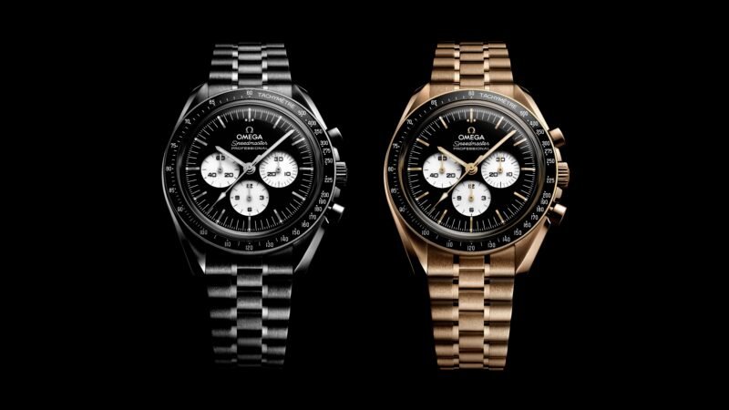 OMEGA lança Speedmaster Moonwatch preto e branco e atualiza ícone em 2026